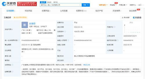 海天調味食品佛山新設科技公司，發力信息技術咨詢服務